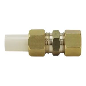 NEW Apollo 1/2 in. Brass Solvent Weld CPVC x Compression Union